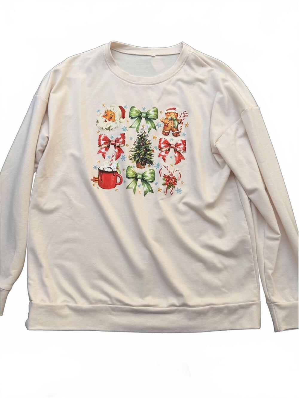 White Christmas graphic sweatshirt